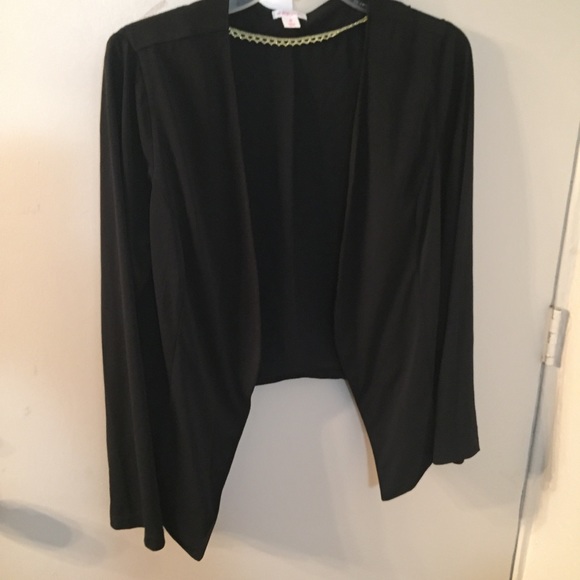 Xhiliration black cardigan sweater - Picture 3 of 6